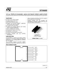 Datasheet STV9555 manufacturer STMicroelectronics